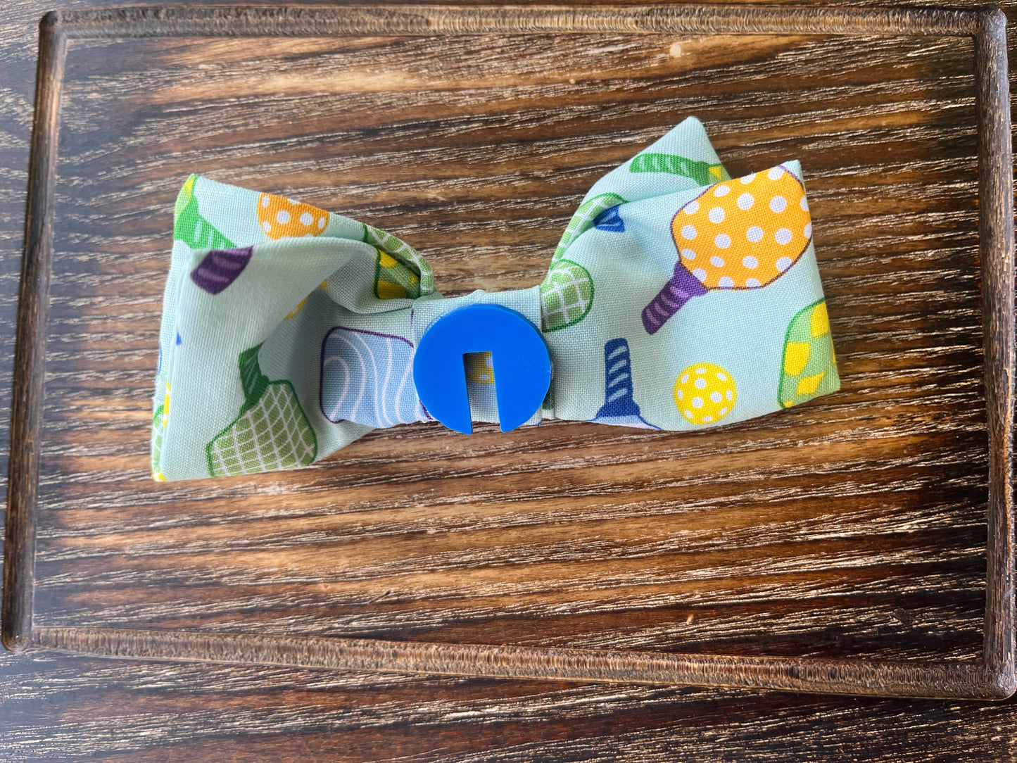 Pickle Ball Slide On Bow Tie