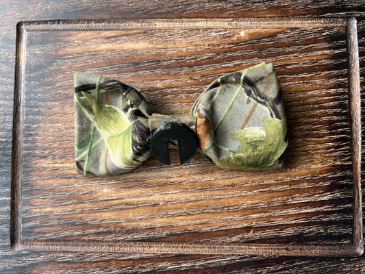 Camo Pattern #1 Slide On Bow Tie