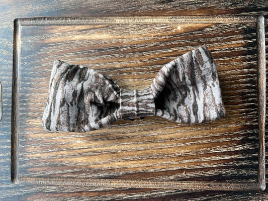 Camo Pattern #2 Slide On Bow Tie